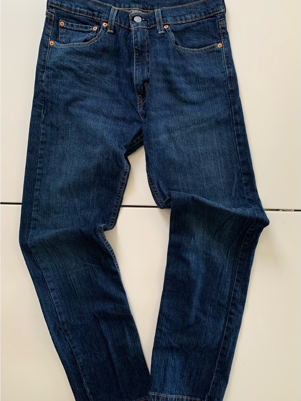#18 Levi's Dark Blue Women’s Boyfriend Jeans - Picture 2 of 4